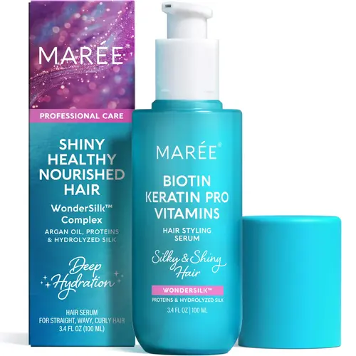 Maree Hair Bottle Oil for Frizzy and Damaged Hair with Vitamins A, E, B5